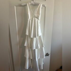 White Tiered Dress